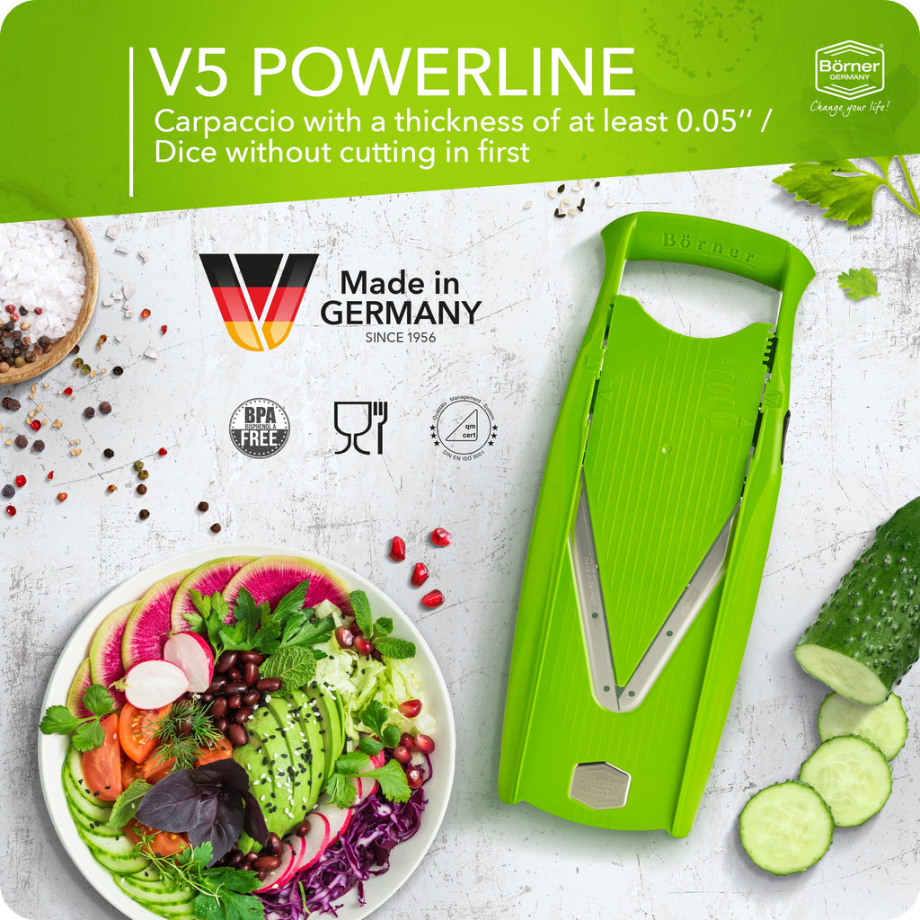 Börner V5 Power Line Mandoline Slicer Professional Set