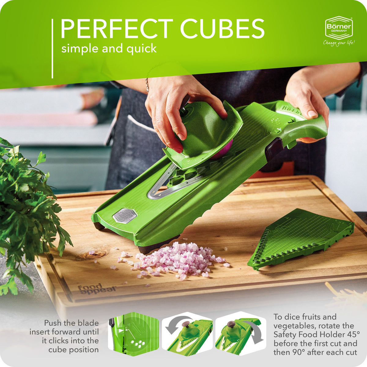 Börner V5 Power Line Mandoline Slicer Professional Set