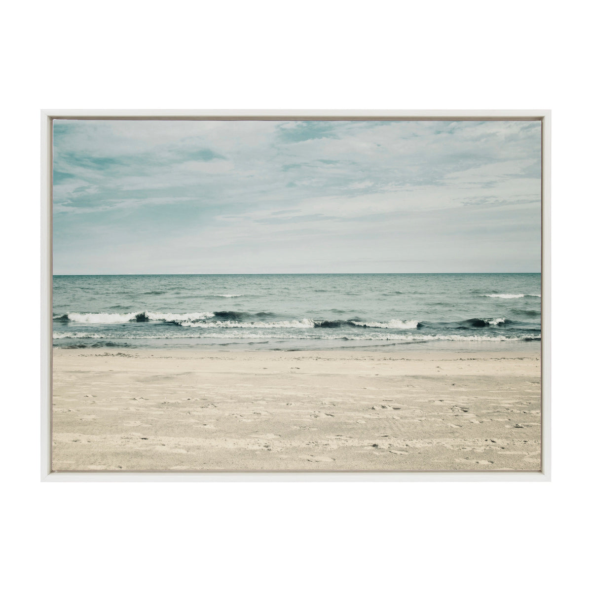 Sylvie Beach 2 Framed Canvas by Emiko and Mark Franzen of F2Images