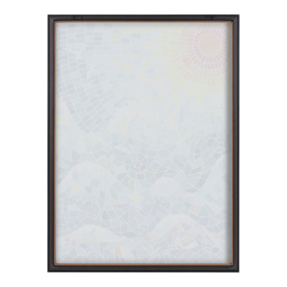 Blake It’s a Beautiful Life Framed Printed Glass by Janet Meinke-Lau