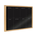 Blake This Week Black Framed Glass Dry-Erase Weekly Planner by The Creative Bunch Studio