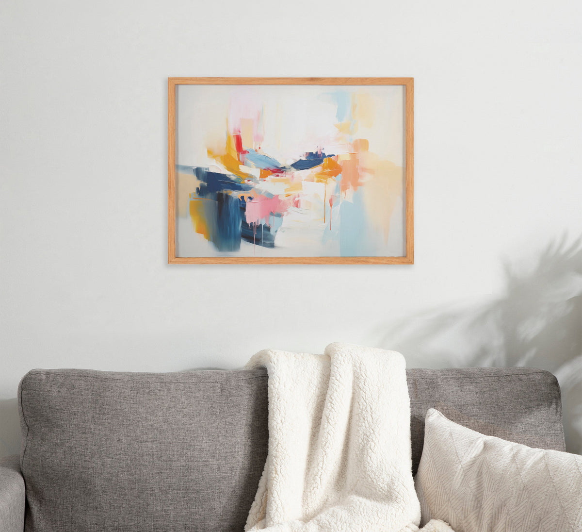 Gallery Elegant Coastal Beach Abstract Print by The Creative Bunch Studio