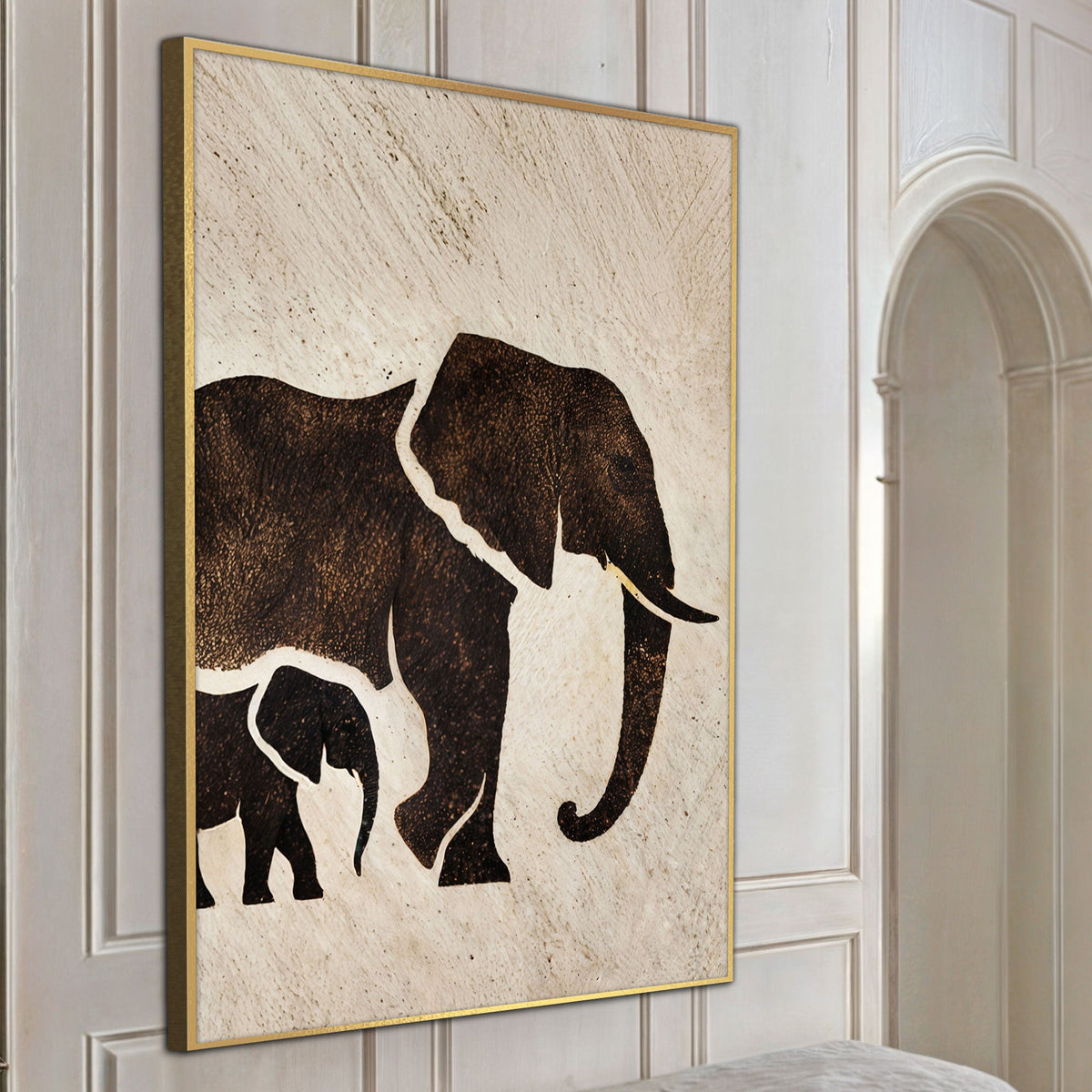 Elephant Heritage Canvas Wall Art