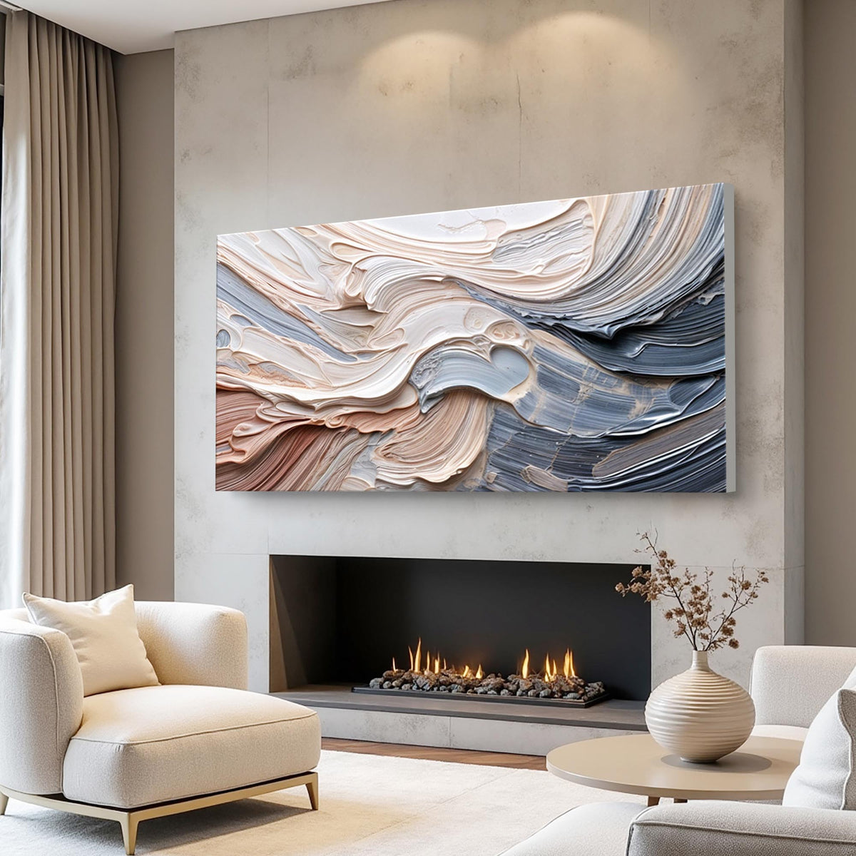 Rough Minimalist Canvas Wall Art