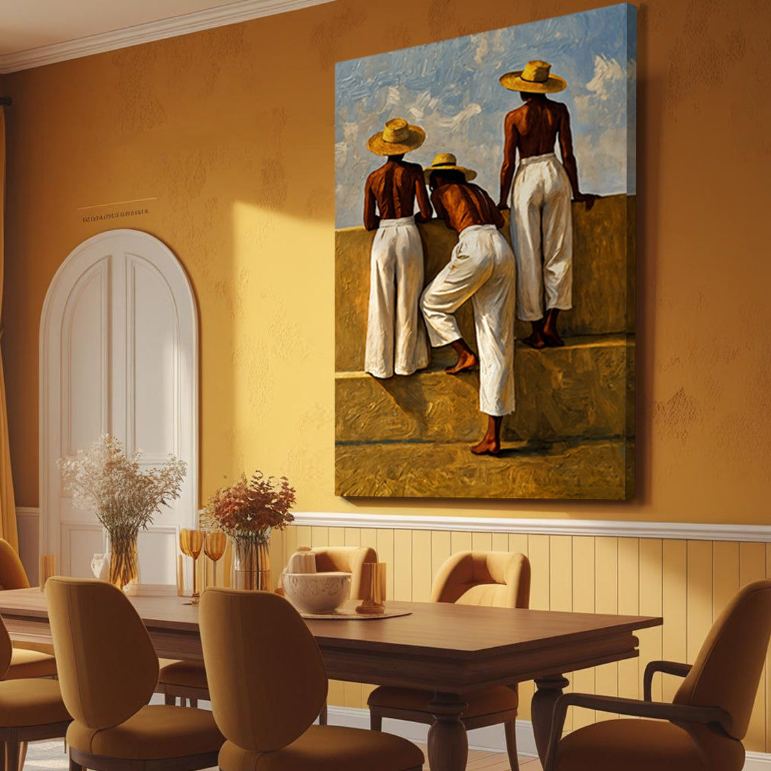 The Summer Watchers Canvas Wall Art