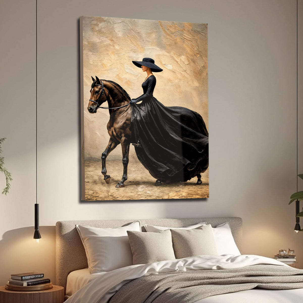 Elegant Equestrian Canvas Wall Art