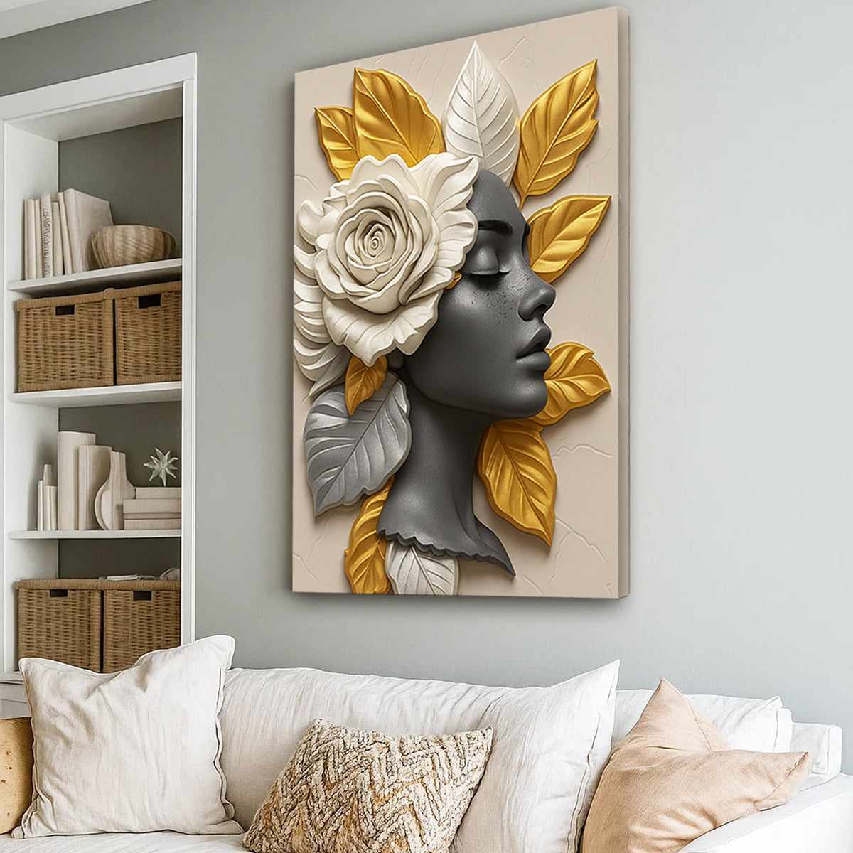 Floral Majesty Canvas Wall Art III