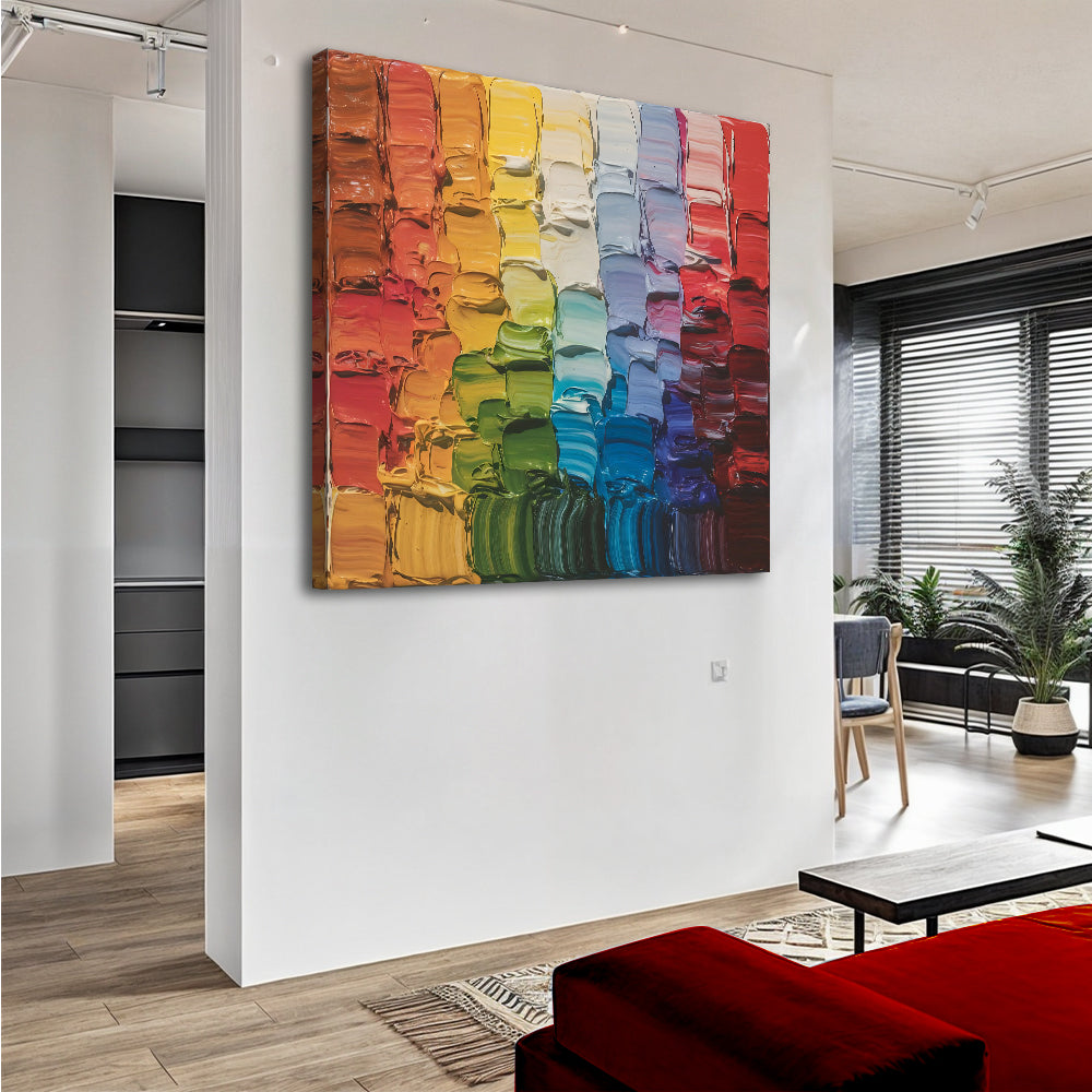 Chroma Flow Canvas Wall Art