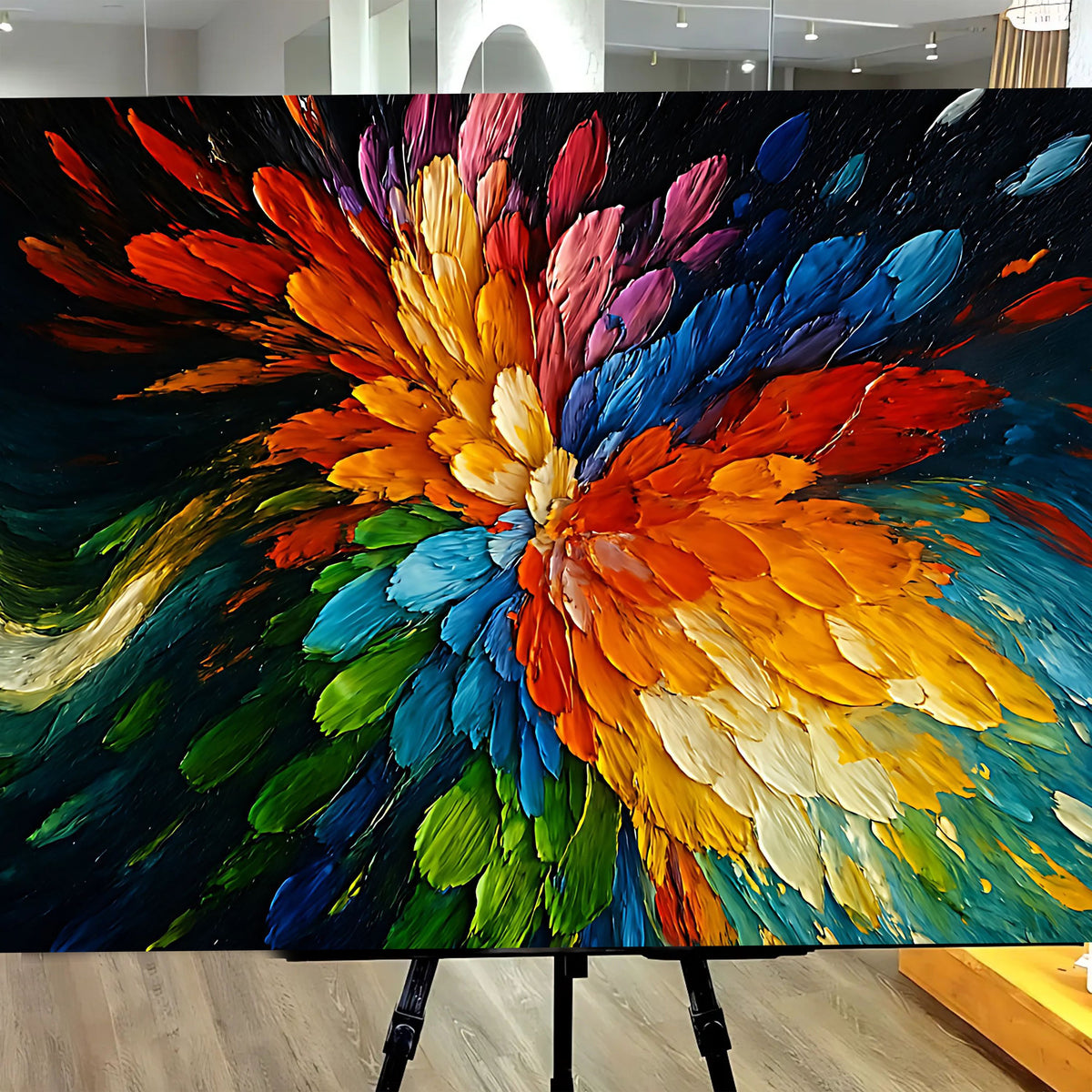 Cosmic Burst Canvas Wall Art