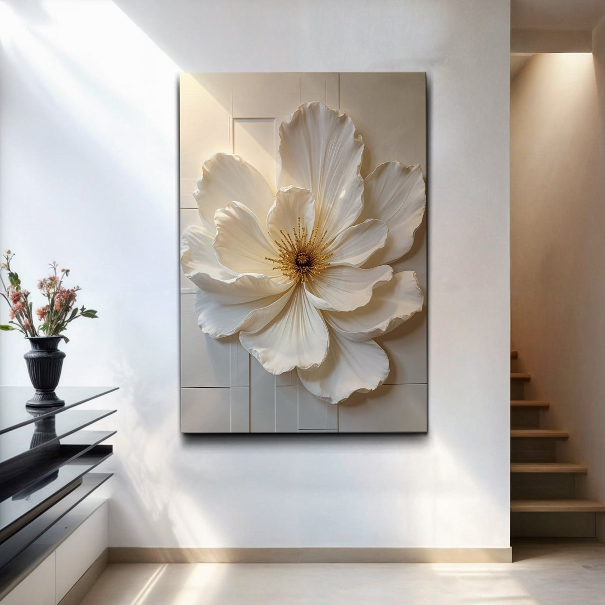 Modern Bloom Essence Canvas Wall Art