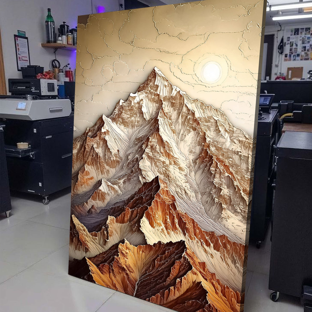 Minimalist Mountain Canvas Wall Art