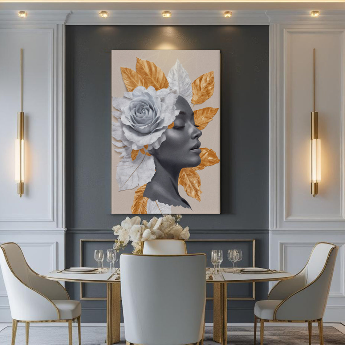 Floral Majesty Canvas Wall Art IV