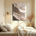Light Neutral Impasto Canvas Wall Art