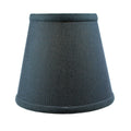 Home Concept Textured Slate [Navy Blue] Clip-On Lamp Shade - 8"W x 7"H
