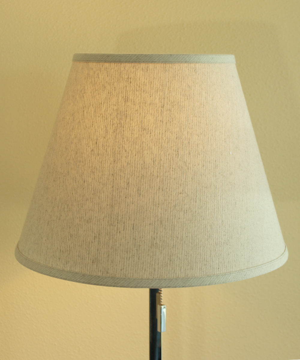 Home Concept Textured Oatmeal Empire Hardback Lamp Shade - 16"W x 12" Slant Height, Spider Fitter