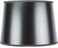Home Concept Black Parchment Gold-Lined Drum Lamp Shade - 14"W x 10" Slant Height
