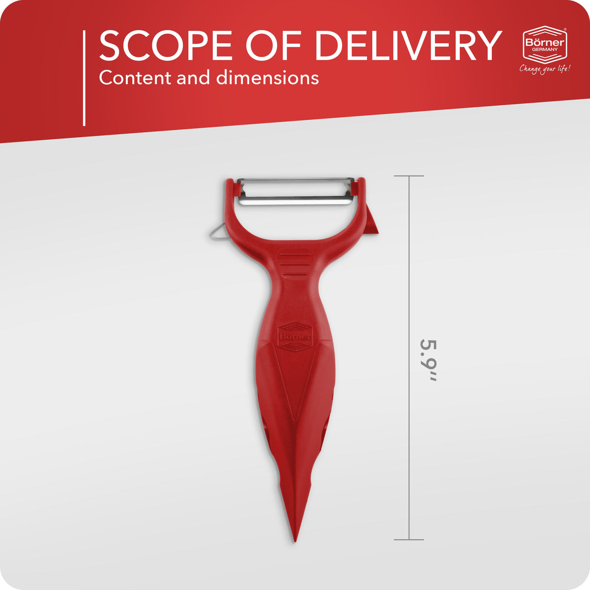 Börner 6-in-1 Vegetable Peeler