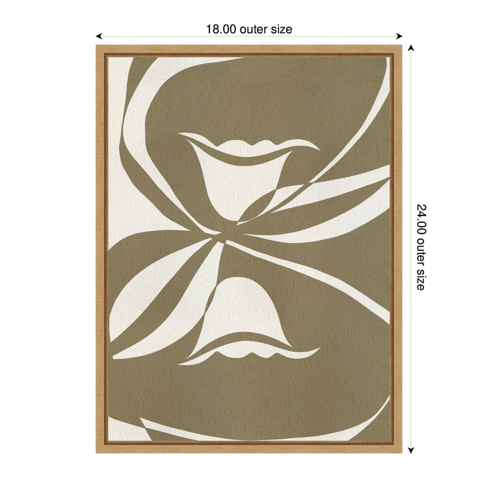 Sylvie Bound by Beauty 2 Framed Canvas by Shatha Al Dafai