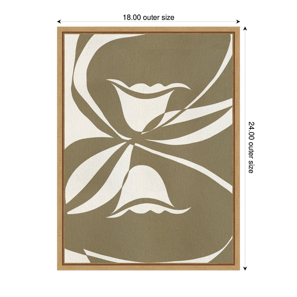 Sylvie Bound by Beauty 2 Framed Canvas by Shatha Al Dafai