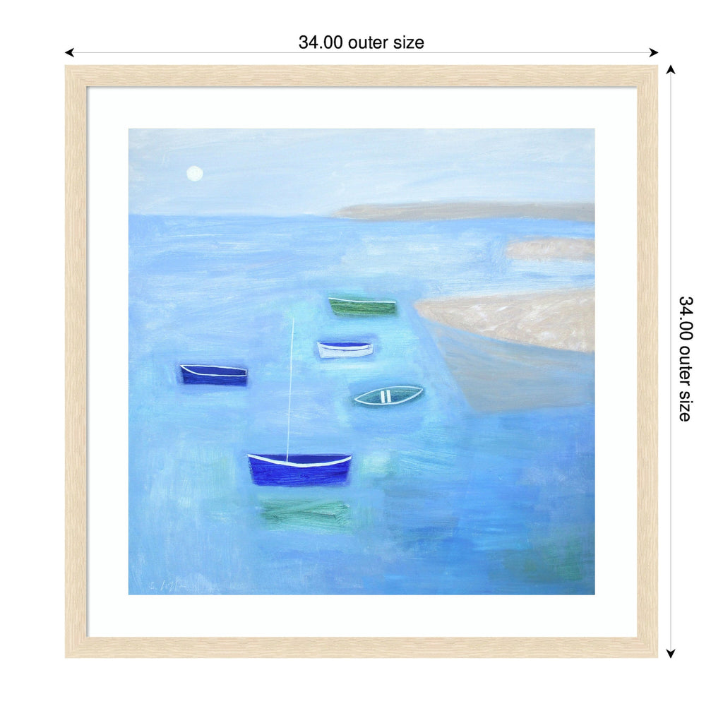 Framed Art Calm Waters by Giuliana Lazzerini