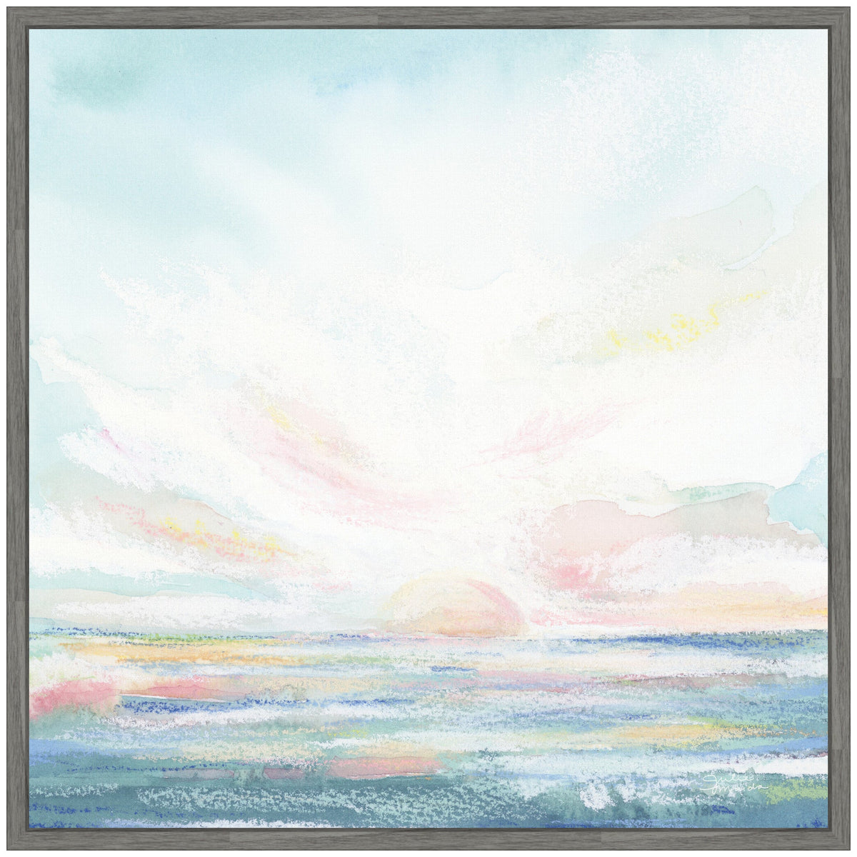 Sylvie Heavenly Framed Canvas by Julie Maida