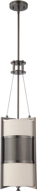 Nuvo Lighting Diesel 1-Light LED Pendant Light, Hazel Bronze, 10"W