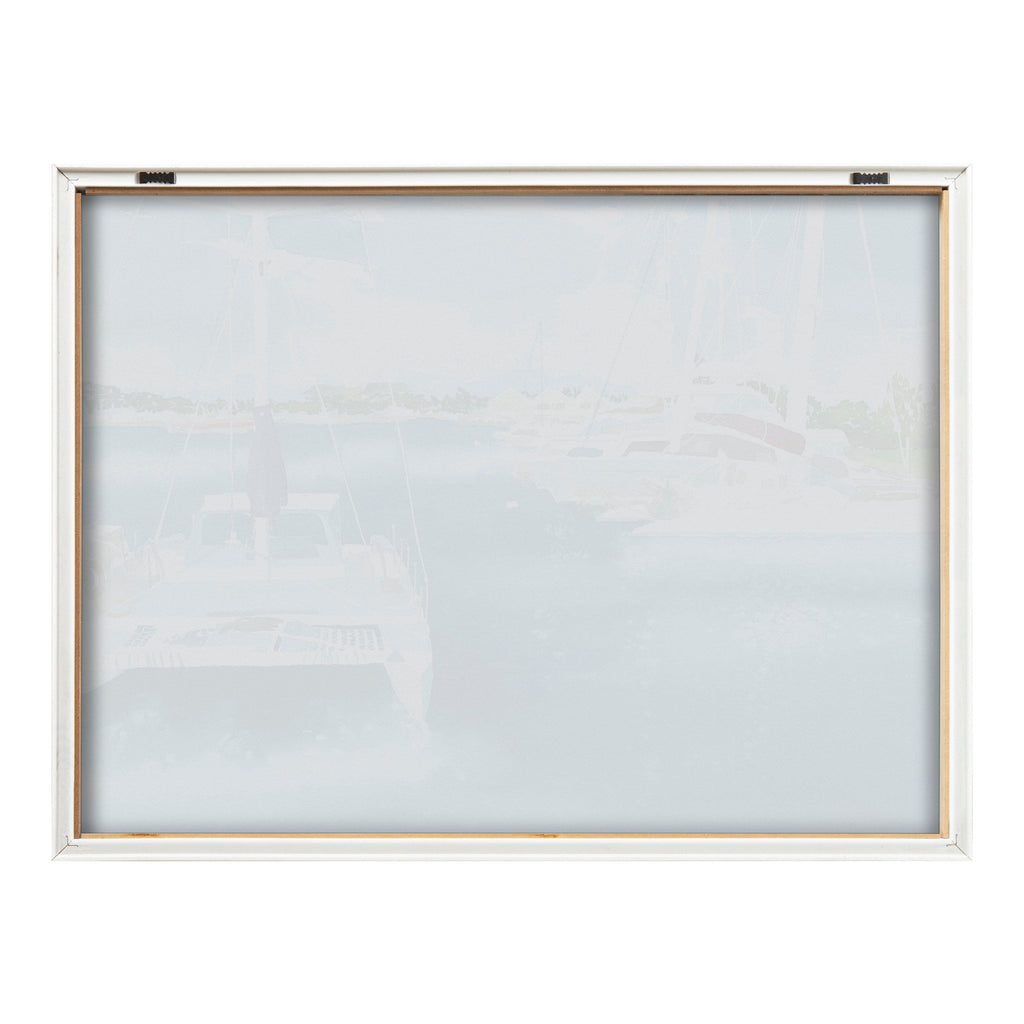 Blake Summer is for Sailing Framed Printed Glass by Janet Meinke-Lau
