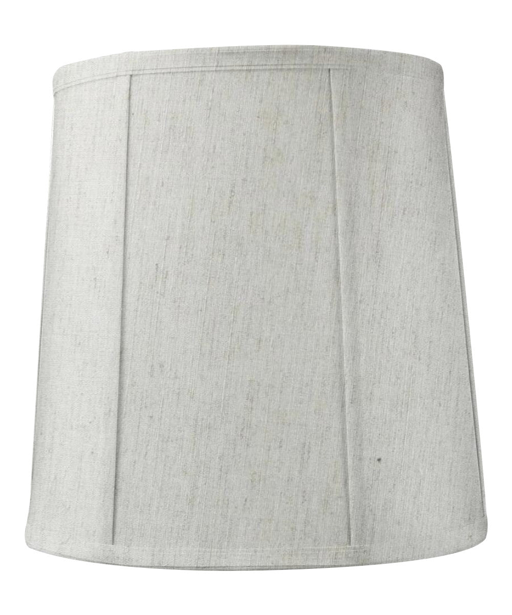Home Concept Softback Drum Lamp Shade Textured Oatmeal Fabric - 14"W x 15" Slant Height
