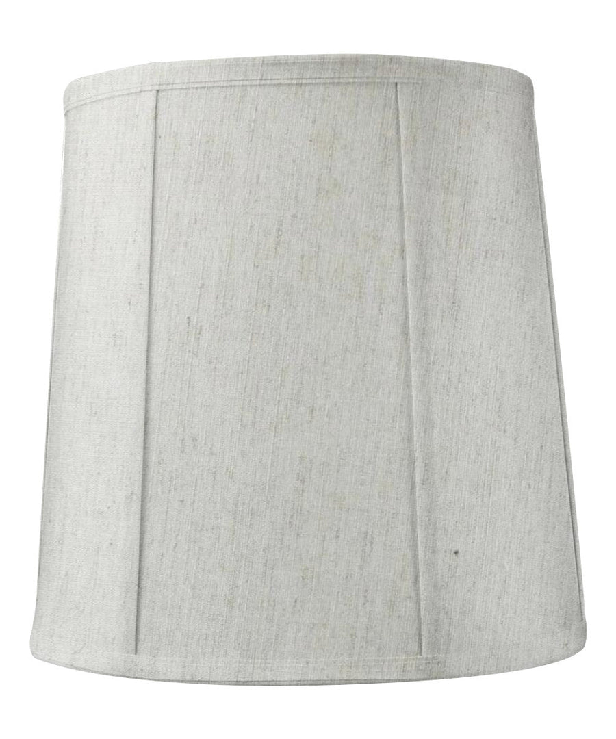 Home Concept Softback Drum Lamp Shade Textured Oatmeal Fabric - 14"W x 15" Slant Height