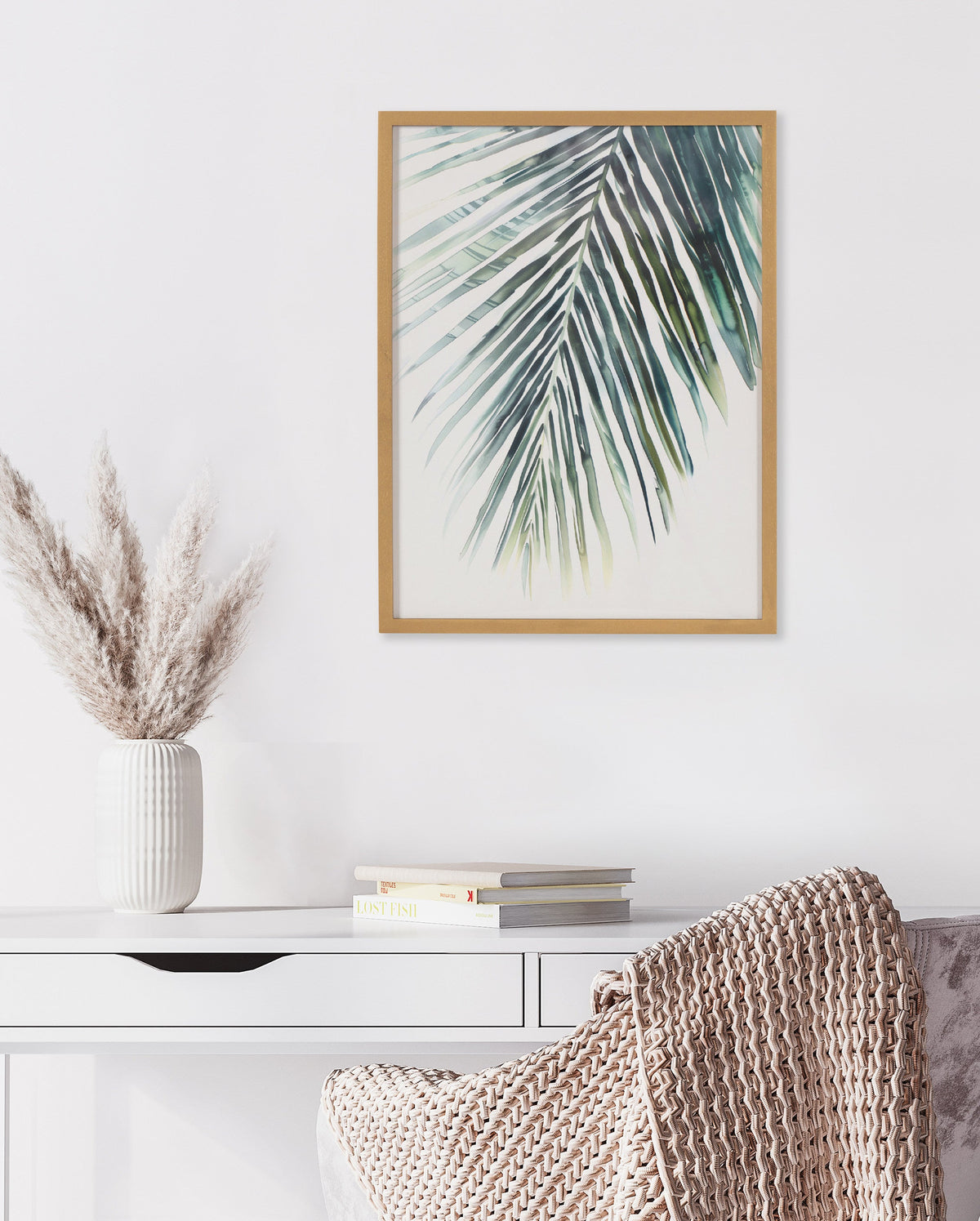 Gallery Tropical Modern Botanical Palm Print by The Creative Bunch Studio