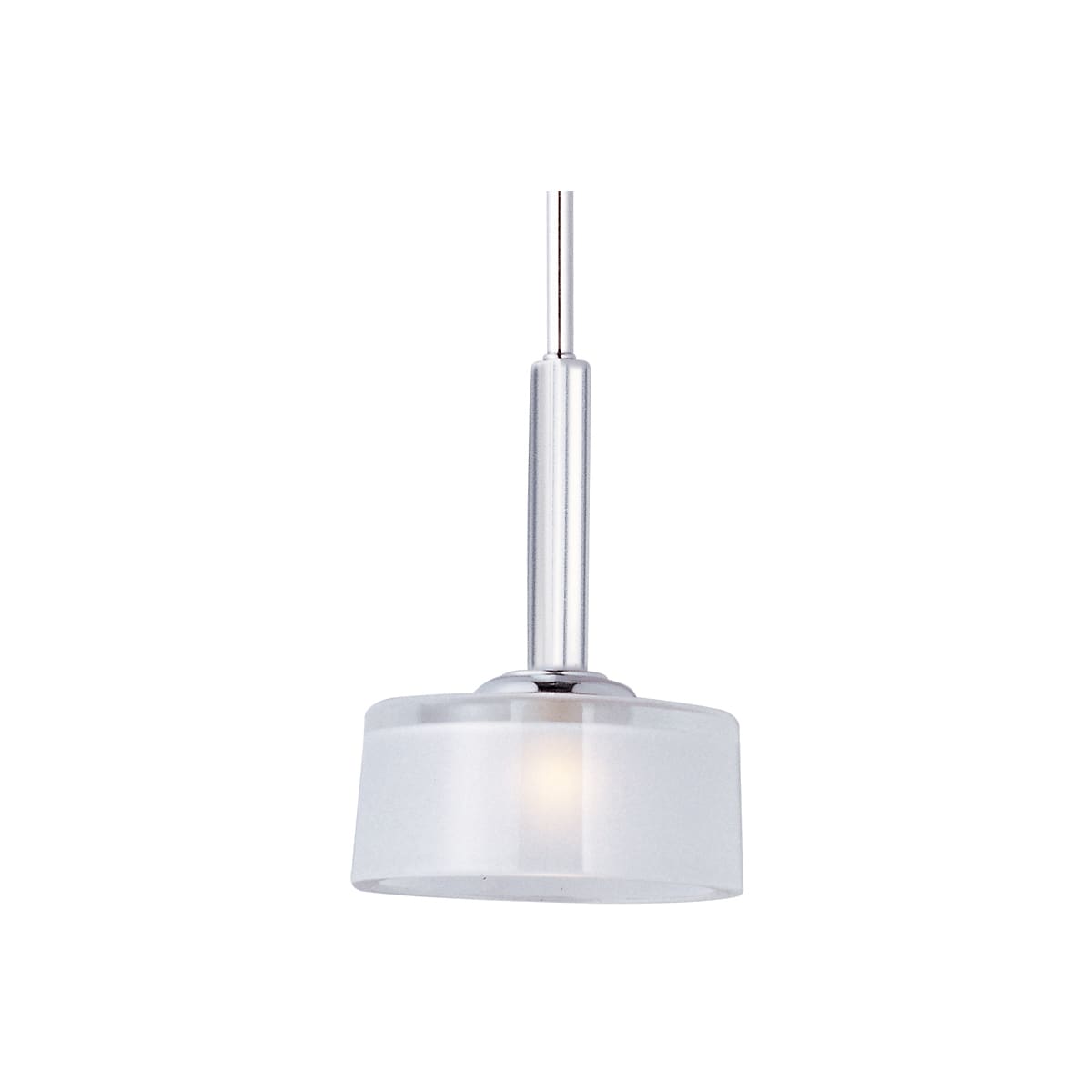Maxim Elle 7"W 1-Light Xenon Mini Pendant Light Fixture Polished Chrome Finish
