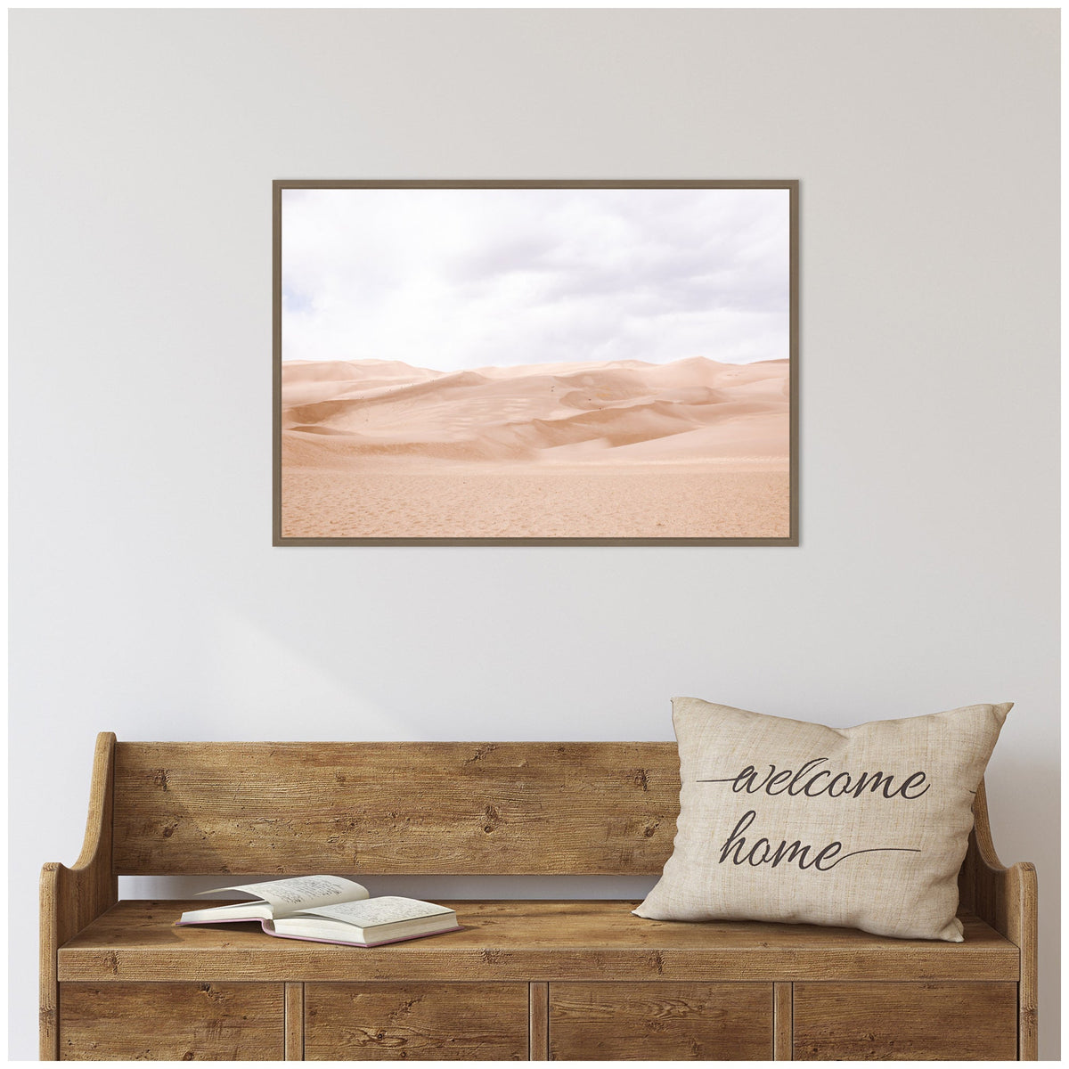 Sylvie Desert Skies Framed Canvas by Alicia Abla
