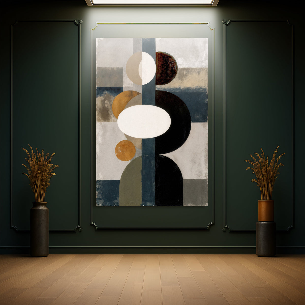Abstract Contemporary Geometry Canvas Wall Art