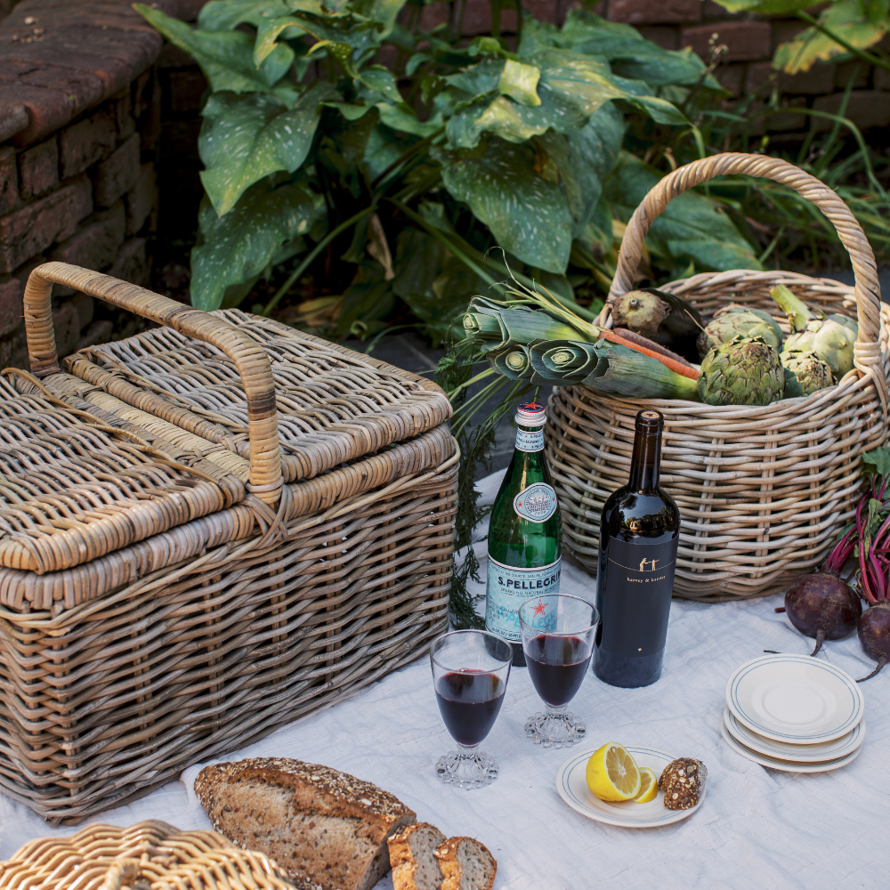 Rattan Picnic Basket