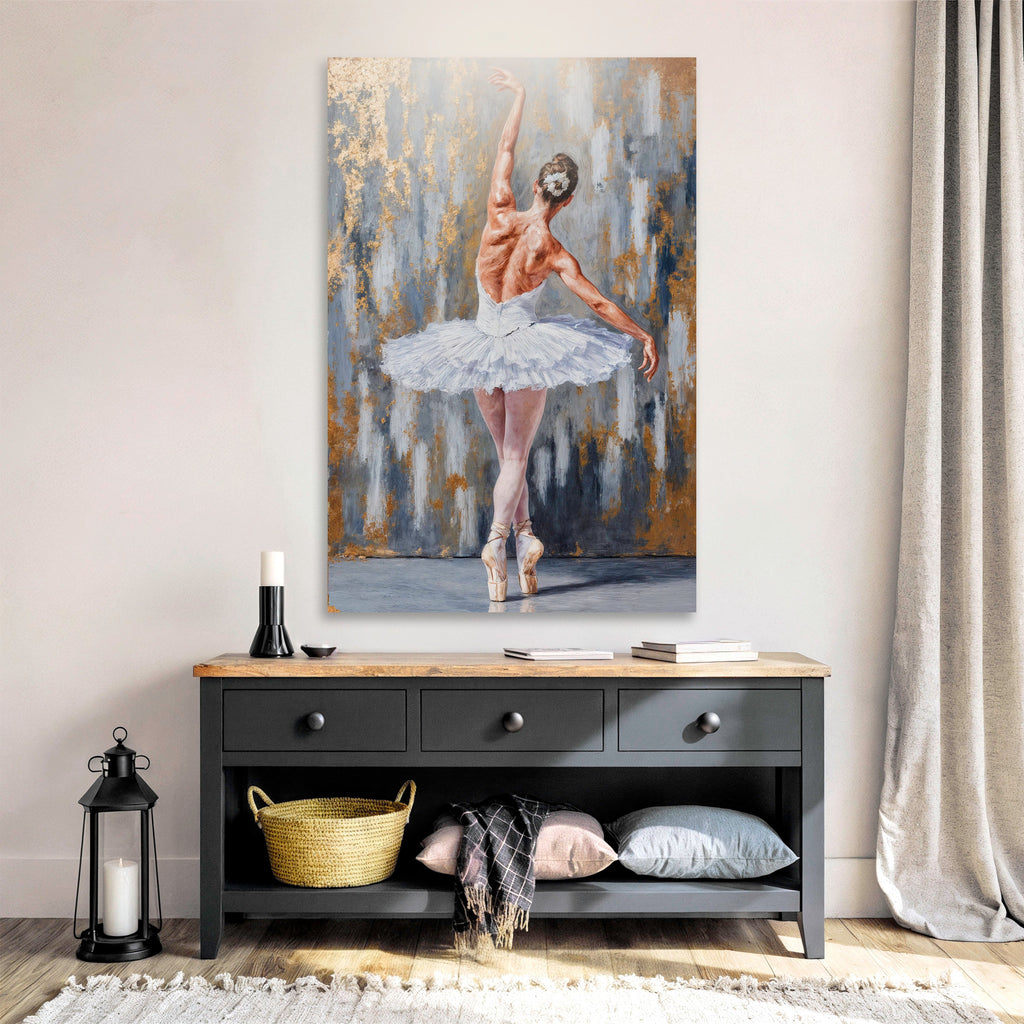 Modern Ballet Elegance Canvas Wall Art