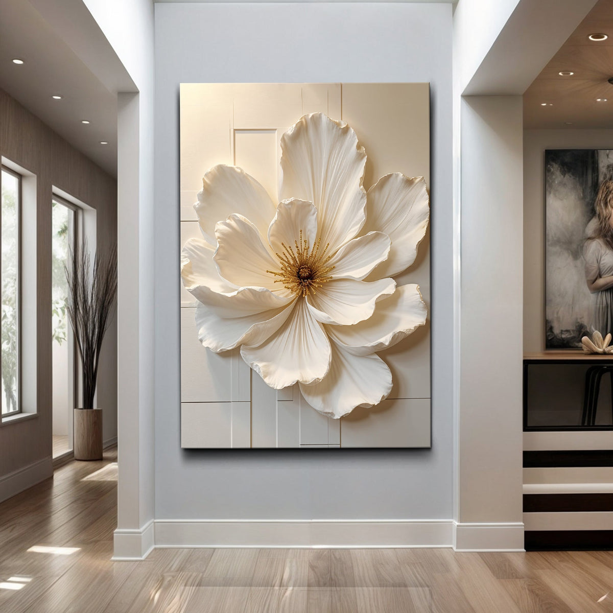 Modern Bloom Essence Canvas Wall Art