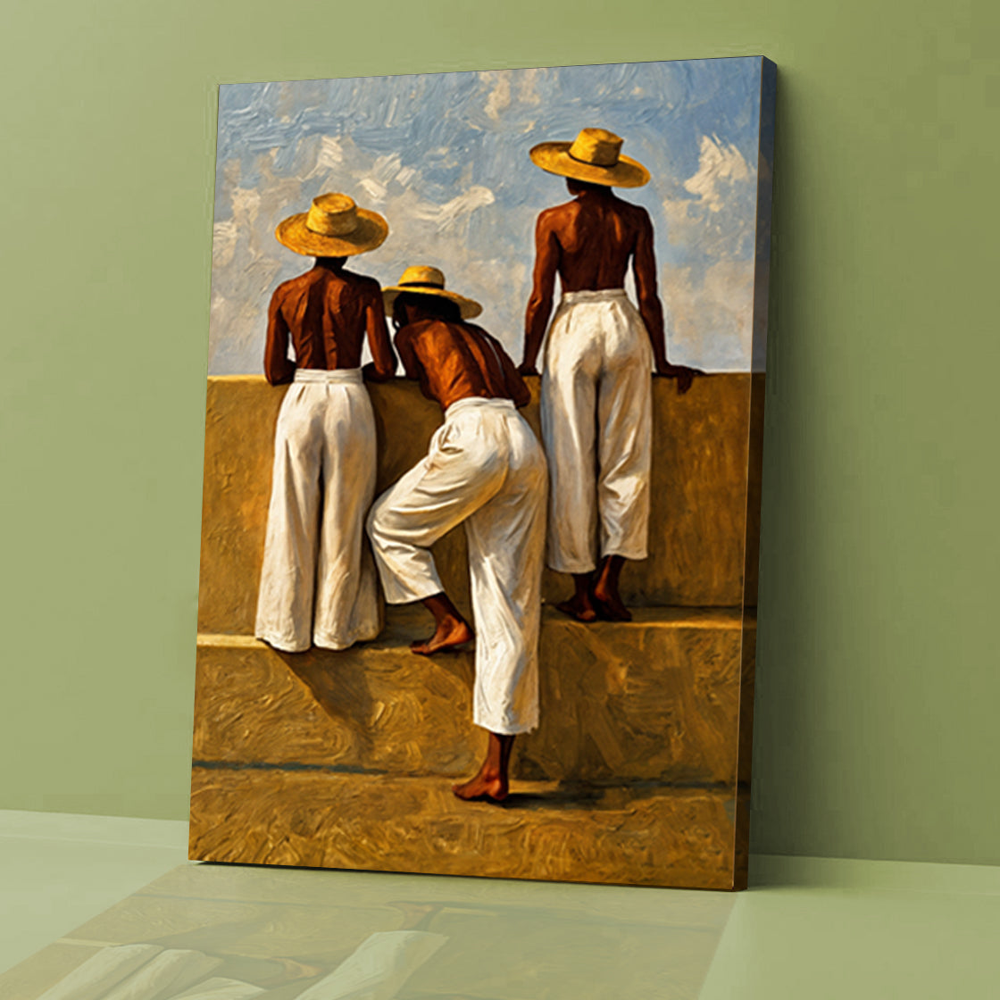 The Summer Watchers Canvas Wall Art