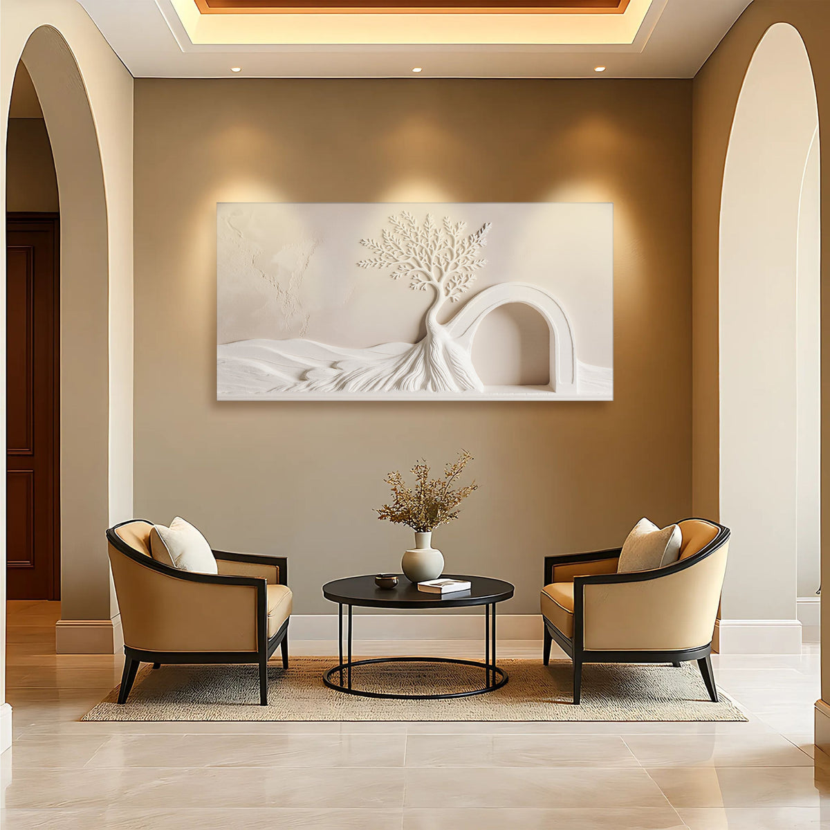 He Is Risen Abstract Canvas Wall Art