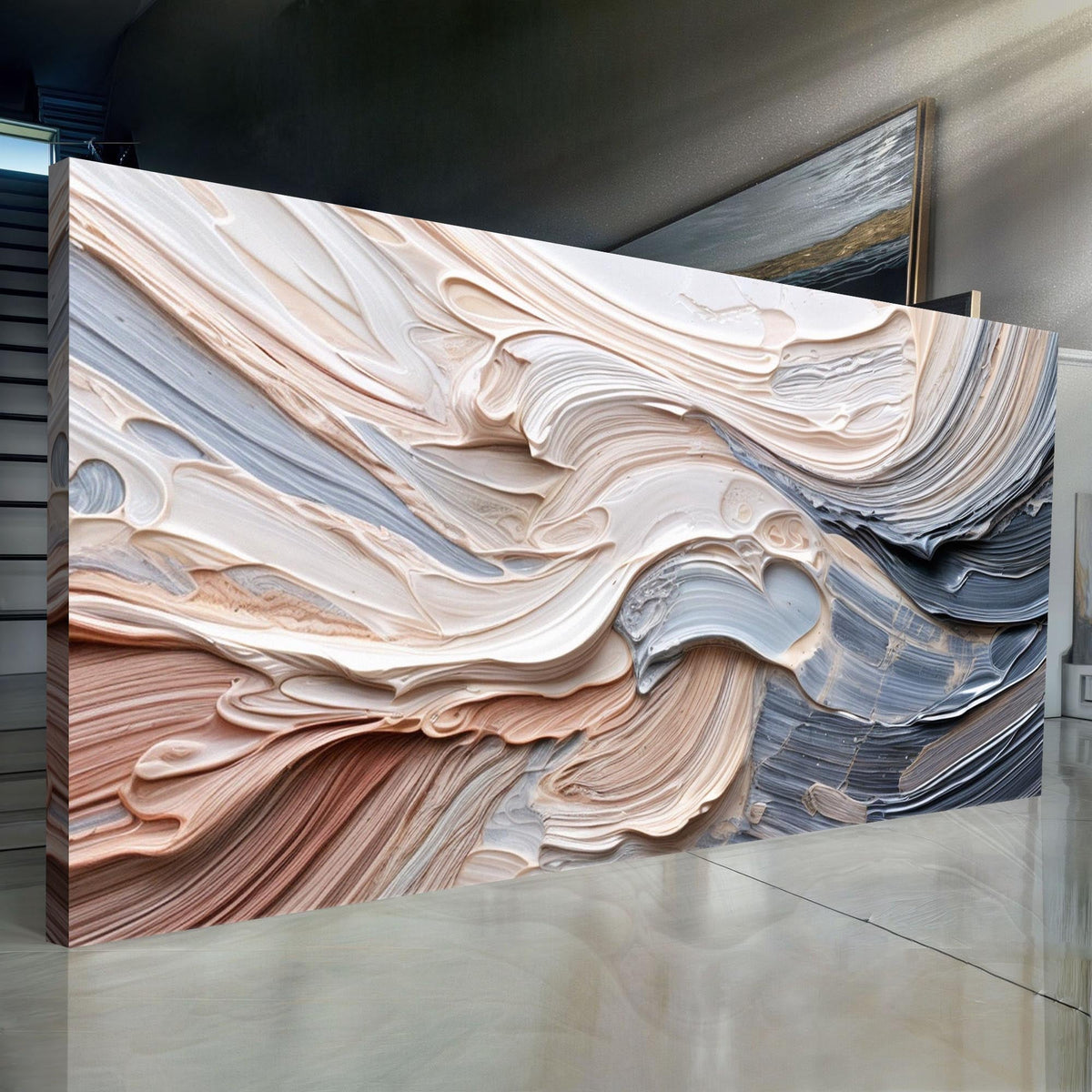 Rough Minimalist Canvas Wall Art