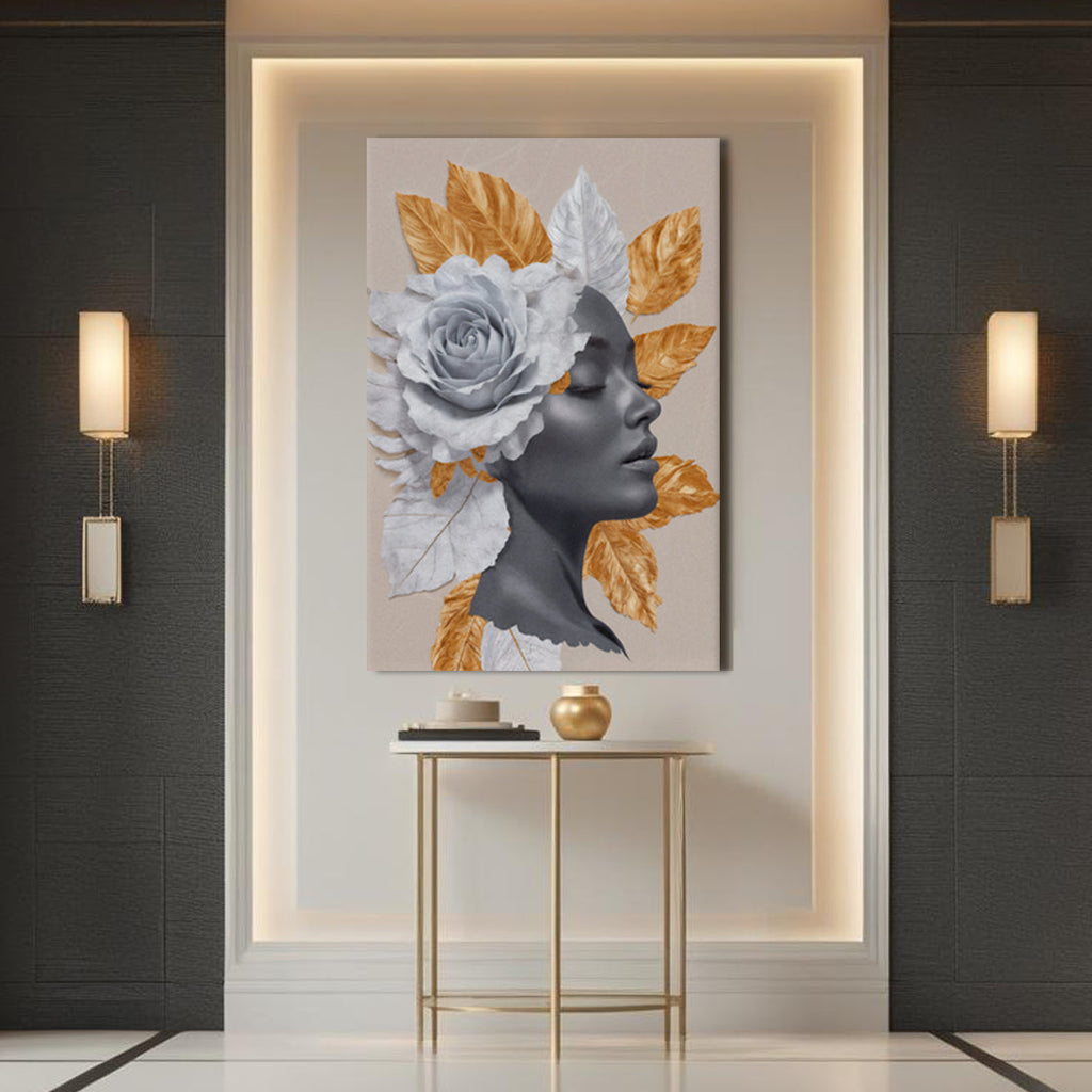 Floral Majesty Canvas Wall Art IV