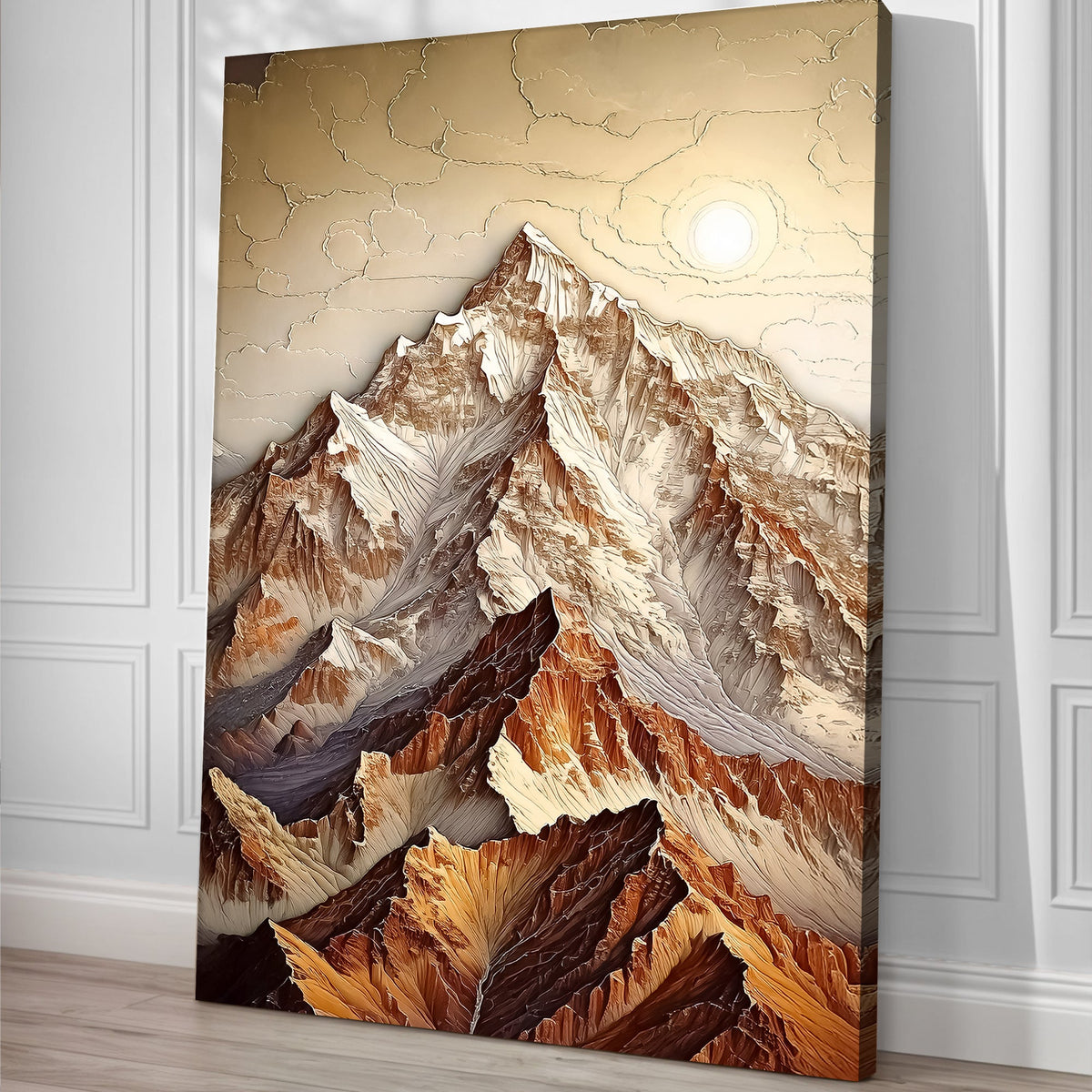 Minimalist Mountain Canvas Wall Art