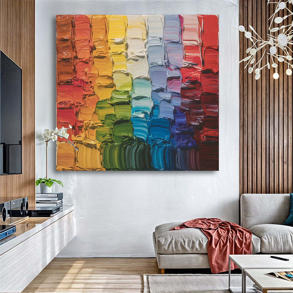 Chroma Flow Canvas Wall Art