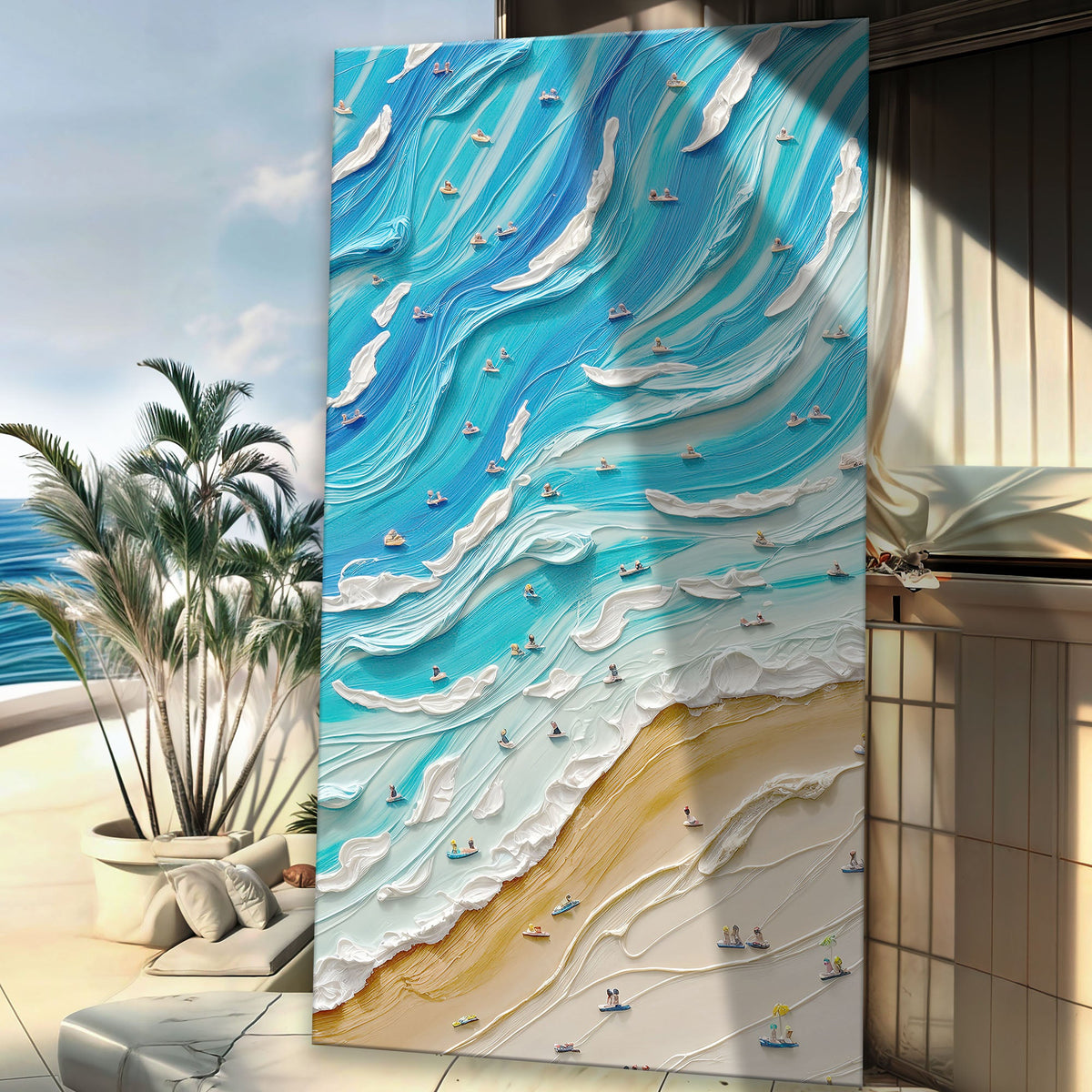 Beach Days Canvas Wall Art IV