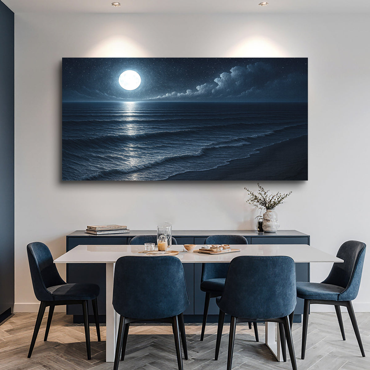 Beach Shoreline Coastal Canvas Wall Art