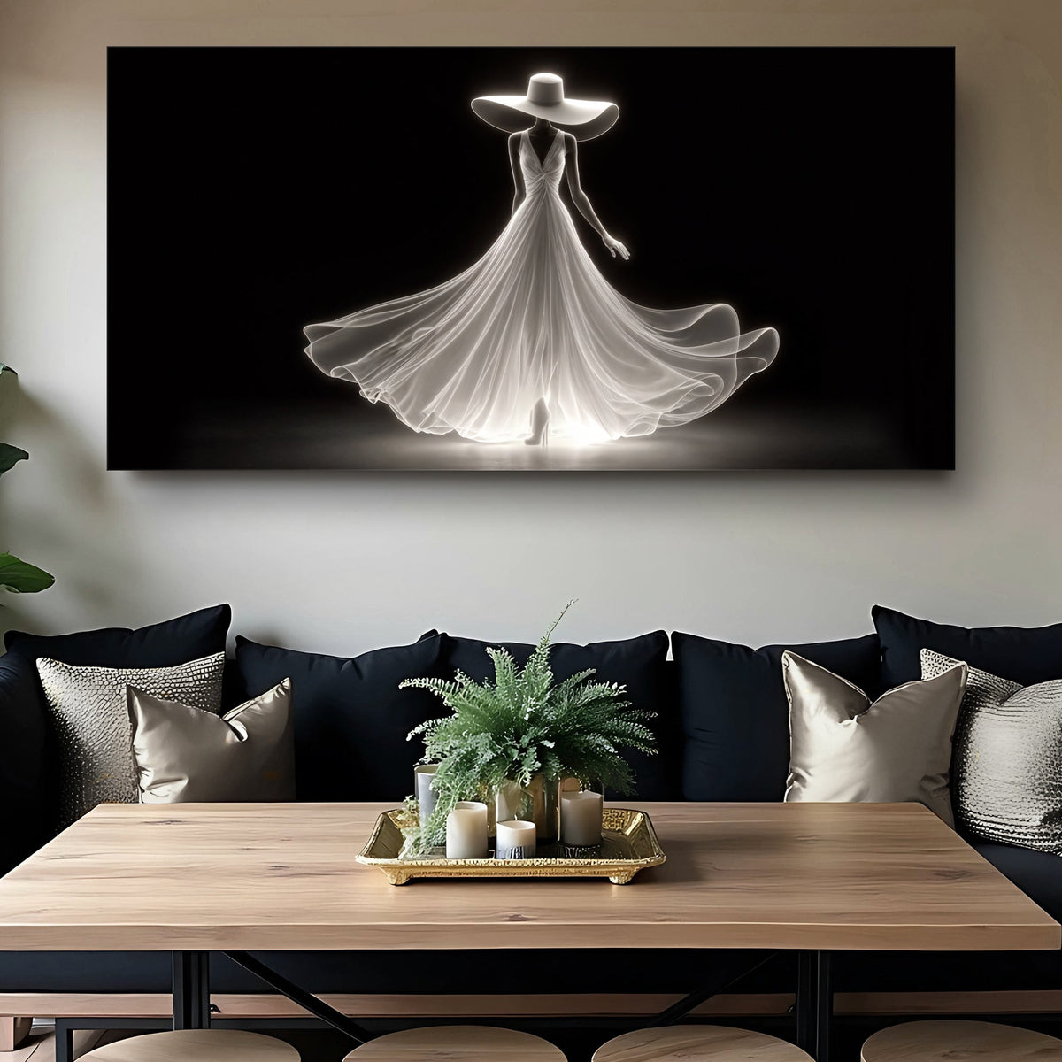 Modern Glam Fashion Canvas Wall Art