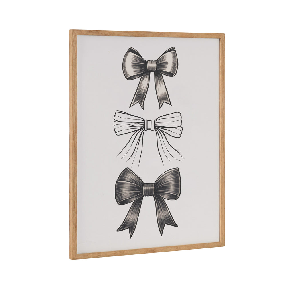 Gallery Coquette Preppy Retro Girly Black Bows Print by The Creative Bunch Studio