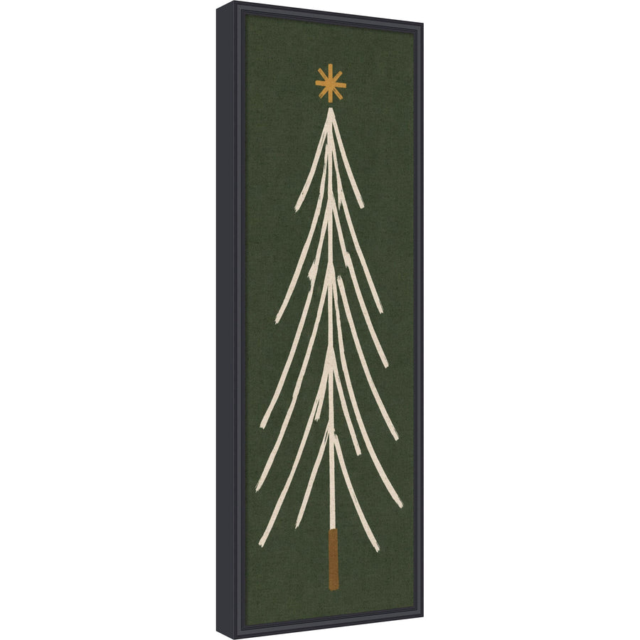 Framed Fabric Magnetic Board Minimalist Tree Panel Wall Organization