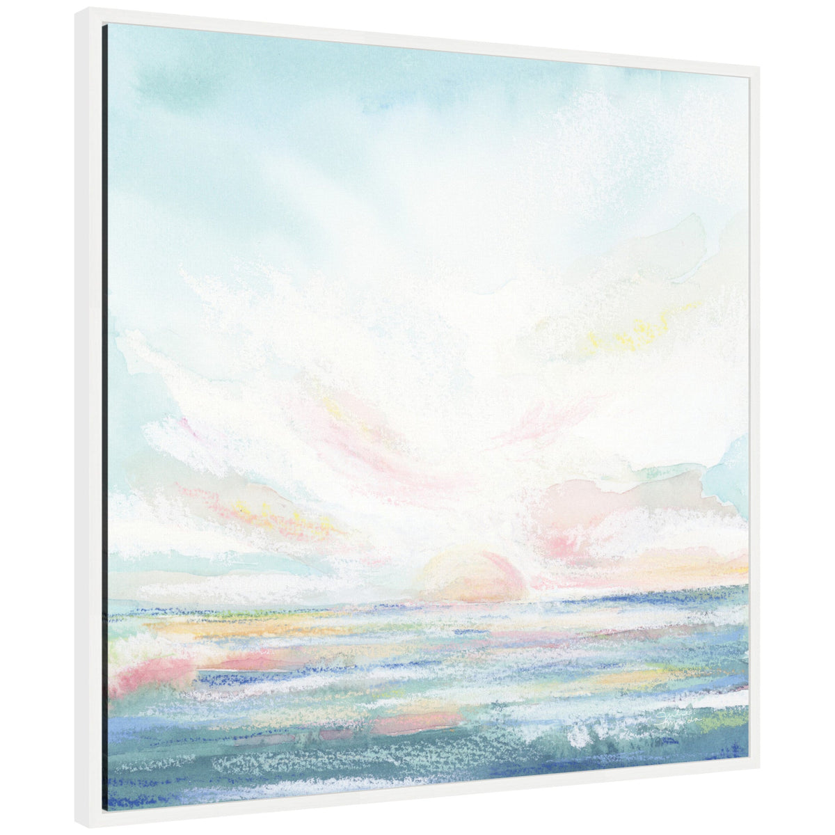 Sylvie Heavenly Framed Canvas by Julie Maida