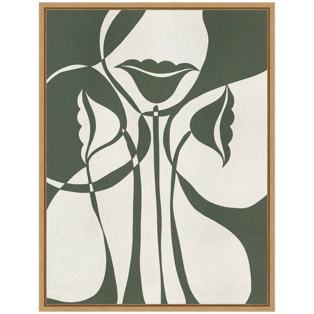Sylvie Bound by Beauty 5 Framed Canvas by Shatha Al Dafai