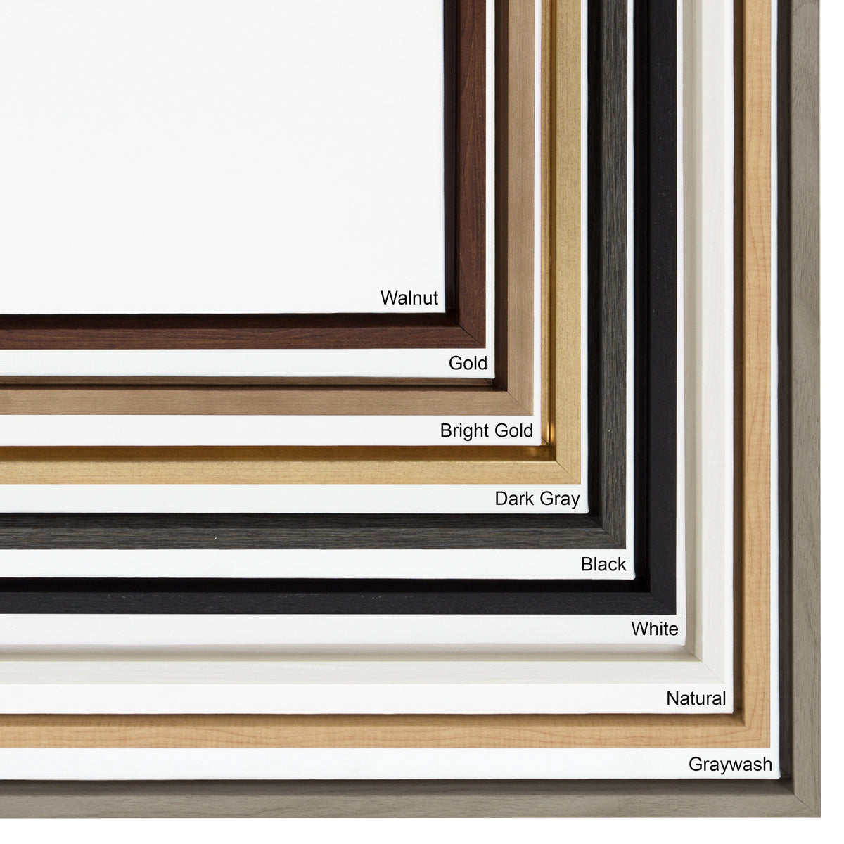 Sylvie Blank Framed Canvas 18x40
